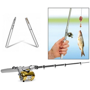 Карманная мини-удочка в форме ручки Fishing Rod in Pen Case