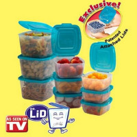 Контейнеры для продуктов 11 контейнеров The Lid Always Connected